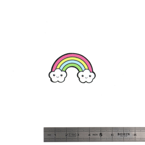 MOTIFS THERMOCOLLANTS "MINIPATCHI" RECHARGE (x5)-ARC-EN-CIEL