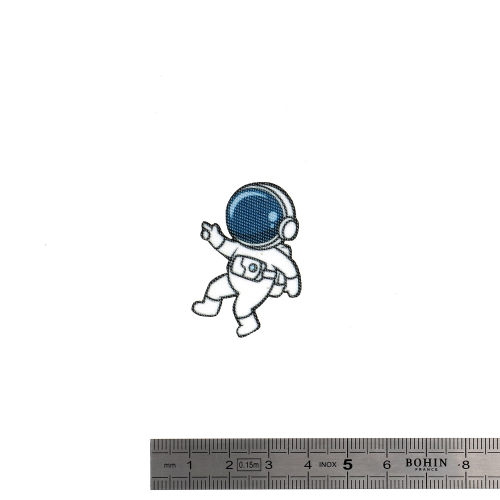 IRON-ON-PATCHES "MINIPATCHI" REFILL (x5)-ASTRONAUT