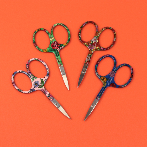 Fancy embroidery scissors - Blossom collection - 4 colors