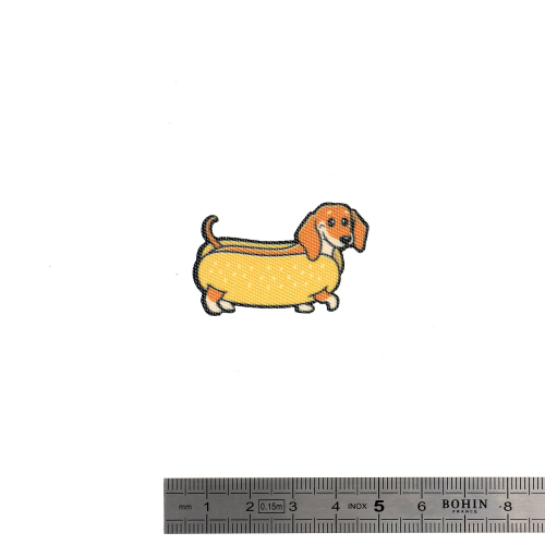 IRON-ON-PATCHES "MINIPATCHI" REFILL (x5)-HOT DOG