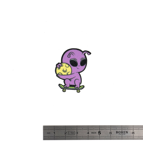 IRON-ON-PATCHES "MINIPATCHI" REFILL (x5)-ALIEN
