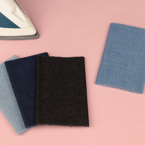 Iron-on repair patch for jeans