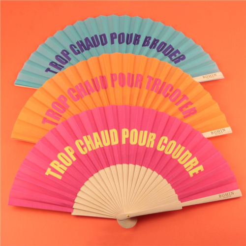 Éventail BOHIN - Trop chaud - 3 couleurs