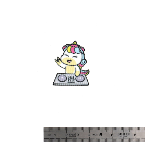 MOTIFS THERMOCOLLANTS "MINIPATCHI" RECHARGE (x5)-DJ LICORNE