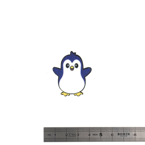 IRON-ON-PATCHES "MINIPATCHI" REFILL (x5)-PENGUIN