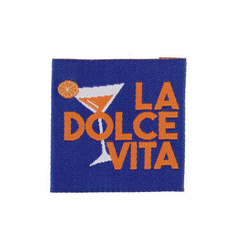 Étiquette à coudre - La dolce vita - Vrac