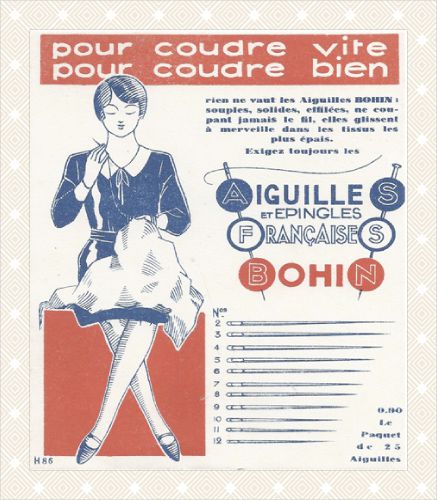 Publicité vintage BOHIN